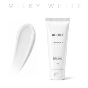 פוליג'ל ADDICT – מילקי וויט (MILKY WHITE)
