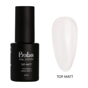 טופ מט BUBA Nail System 16 מ"ל (Top Matt)