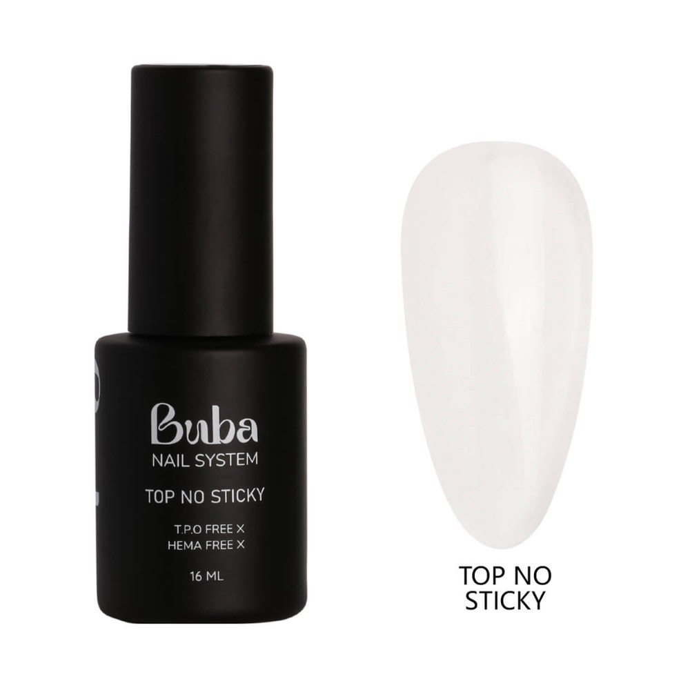 טופ ללא ניטרול BUBA Nail System 16 מ"ל (Top No Sticky)