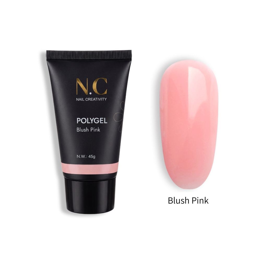 פוליג'ל NAIL CREATIVITY – ורוד בלאש (Blush Pink) – תמונה 2