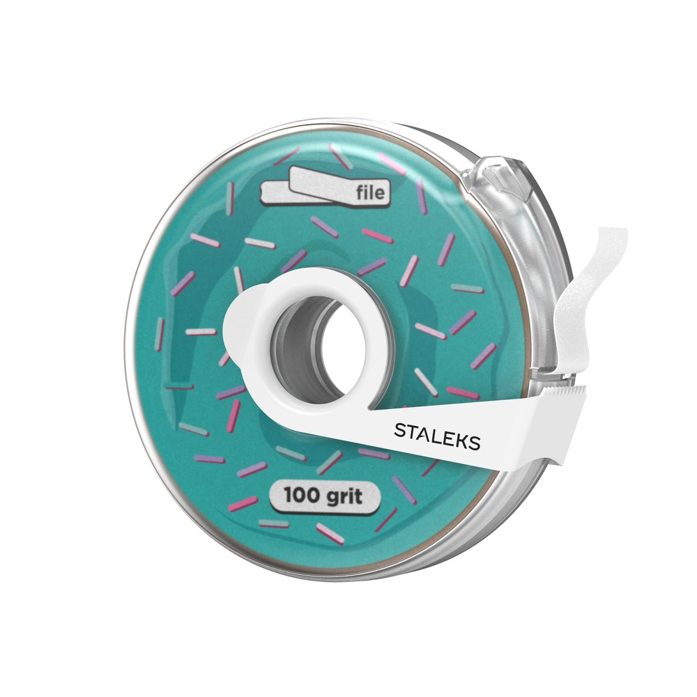 פצירות דביקות Donut לבסיס ישר STALEKS EXPERT, גריט 100