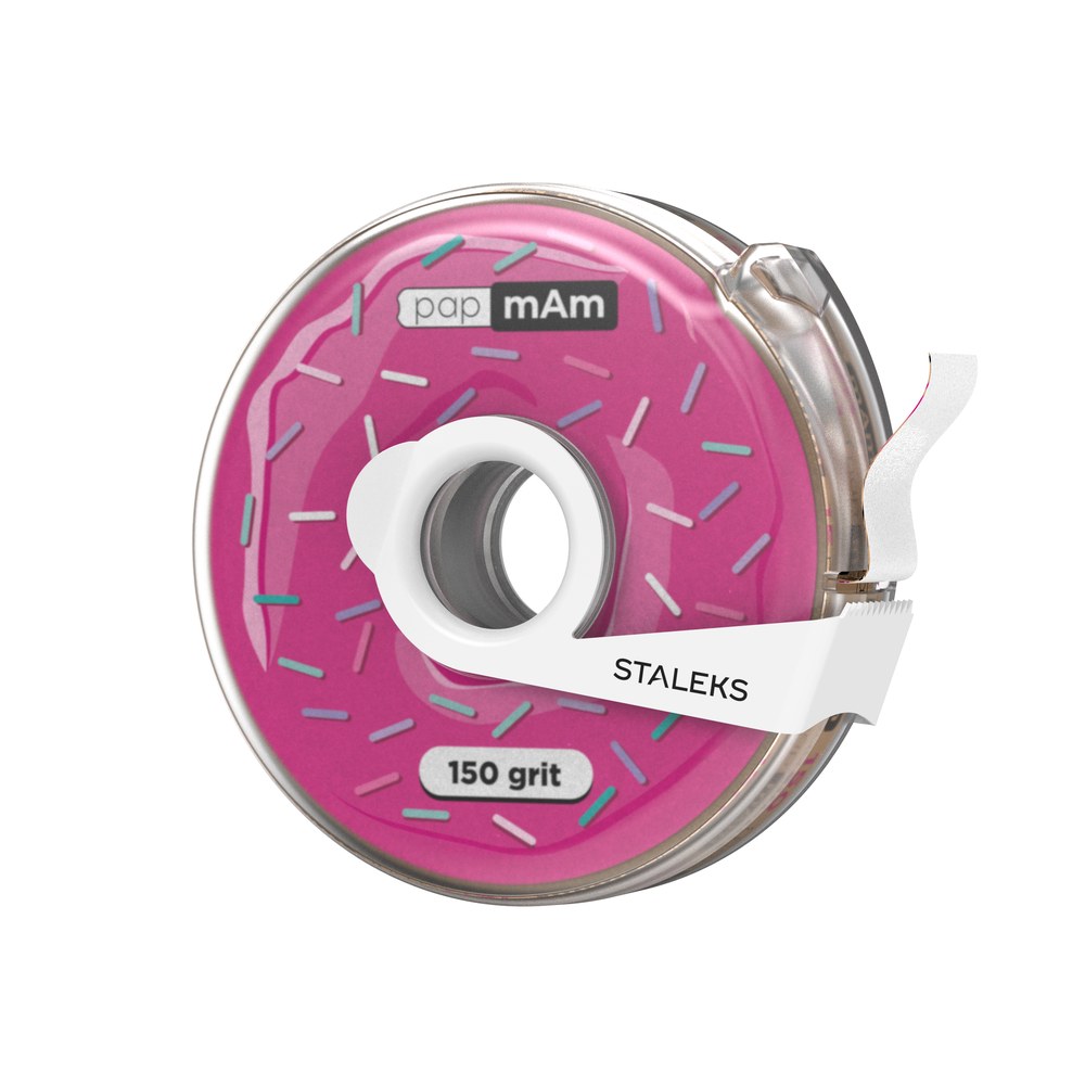 פצירות papmAm Donut לבסיס ישר STALEKS EXPERT, גריט 150