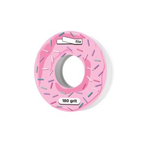 פצירות דביקות Donut למילוי, לבסיס ישר STALEKS EXPERT, גריט 180