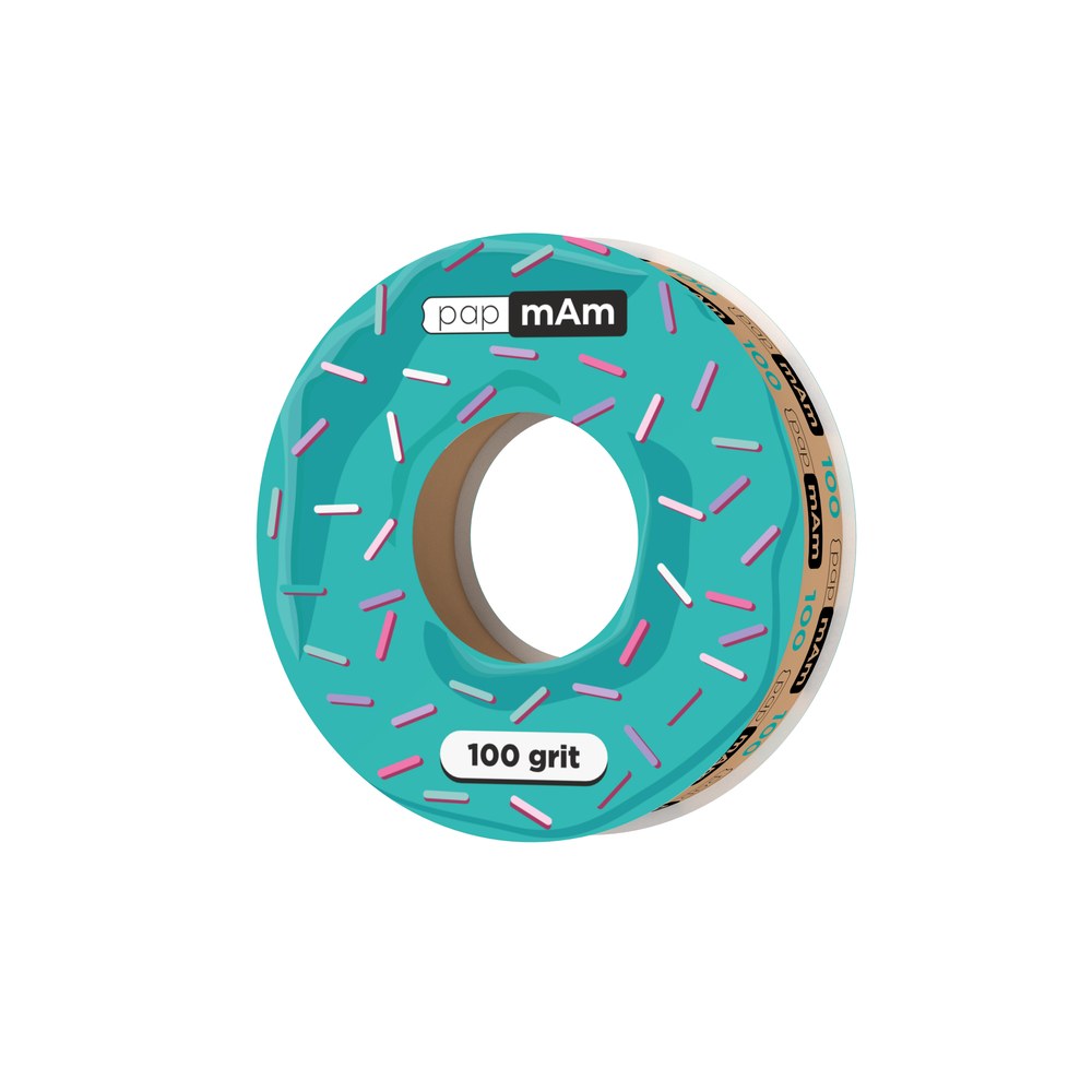 פצירות papmAm Donut למילוי, לבסיס ישר STALEKS EXPERT, גריט 100