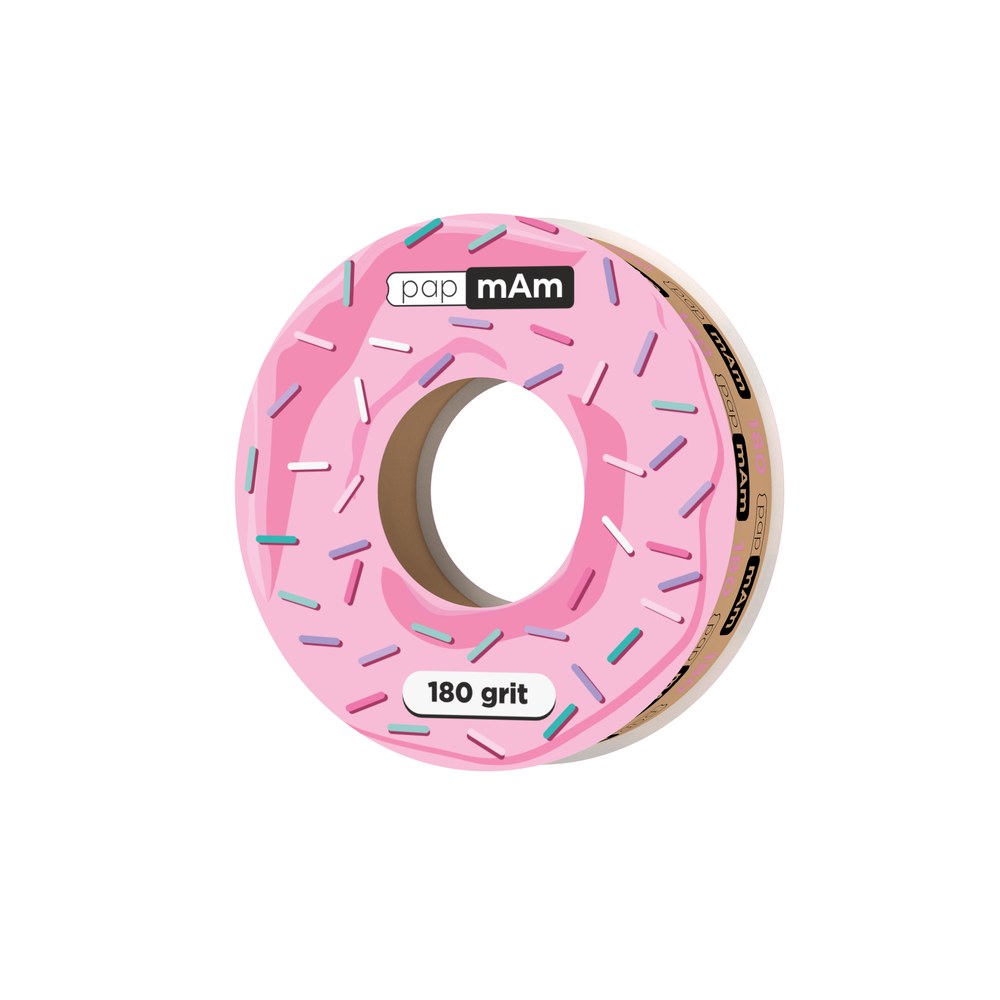 פצירות papmAm Donut למילוי, לבסיס ישר STALEKS EXPERT, גריט 180