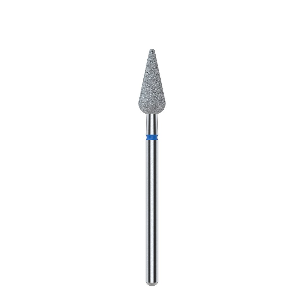 ראש יהלום למכונת שיוף אגס מחודד כחול STALEKS EXPERT, קוטר 5 מ"מ, חלק עובד 12 מ"מ
