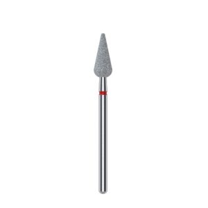 ראש יהלום למכונת שיוף אגס מחודד אדום STALEKS EXPERT, קוטר 5 מ"מ, חלק עובד 12 מ"מ