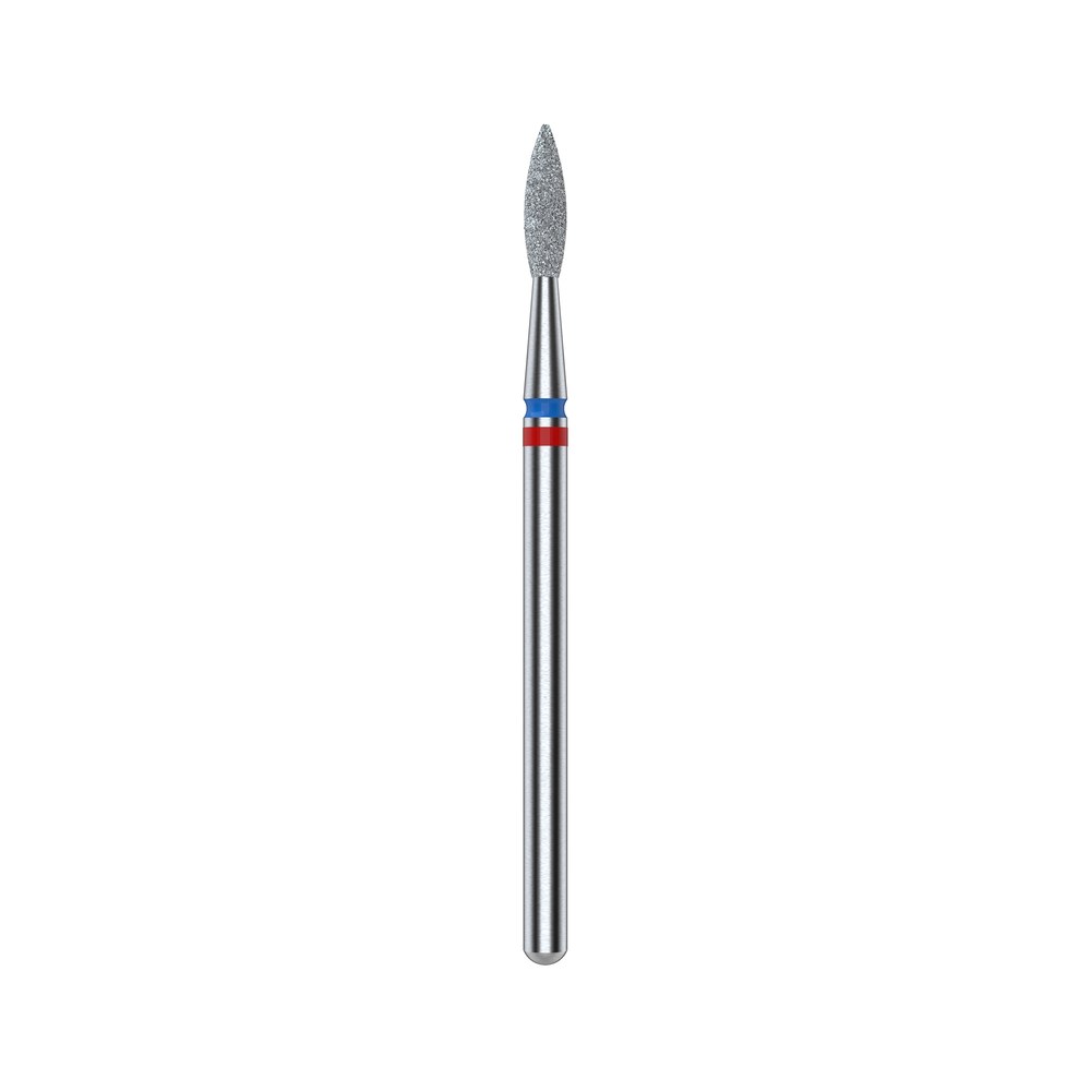 ראש יהלום למכונת שיוף להבה מחודדת DUO אדום-כחול STALEKS EXPERT, קוטר 2.1 מ"מ, חלק עובד 8 מ"מ