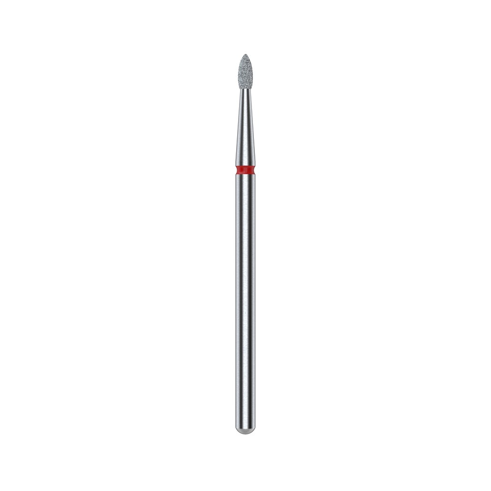 ראש יהלום למכונת שיוף ניצן מחודד אדום STALEKS EXPERT, קוטר 1.8 מ"מ, חלק עובד 4 מ"מ