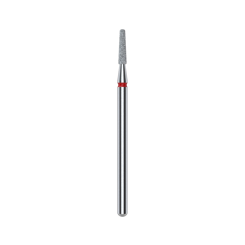 ראש יהלום למכונת שיוף חרוט קטום אדום STALEKS EXPERT, קוטר 1.8 מ"מ, חלק עובד 8 מ"מ