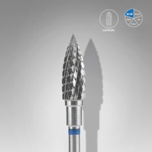 ראש קרבייד למכונת שיוף להבה כחול STALEKS EXPERT, קוטר 5 מ"מ, חלק עובד 13.5 מ"מ