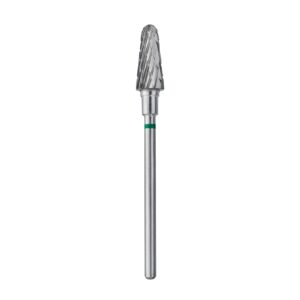 ראש קרבייד למכונת שיוף חרוט קטום ירוק STALEKS EXPERT, קוטר 6 מ"מ, חלק עובד 14 מ"מ