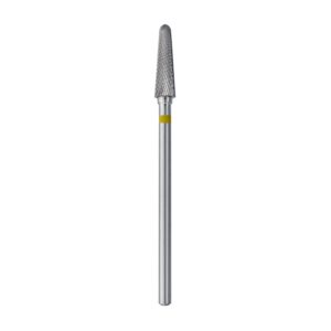 ראש קרבייד למכונת שיוף חרוט קטום צהוב STALEKS EXPERT, קוטר 4 מ"מ, חלק עובד 13 מ"מ