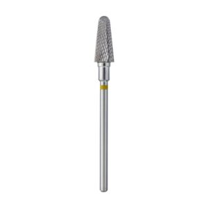 ראש קרבייד למכונת שיוף חרוט קטום צהוב STALEKS EXPERT, קוטר 6 מ"מ, חלק עובד 14 מ"מ