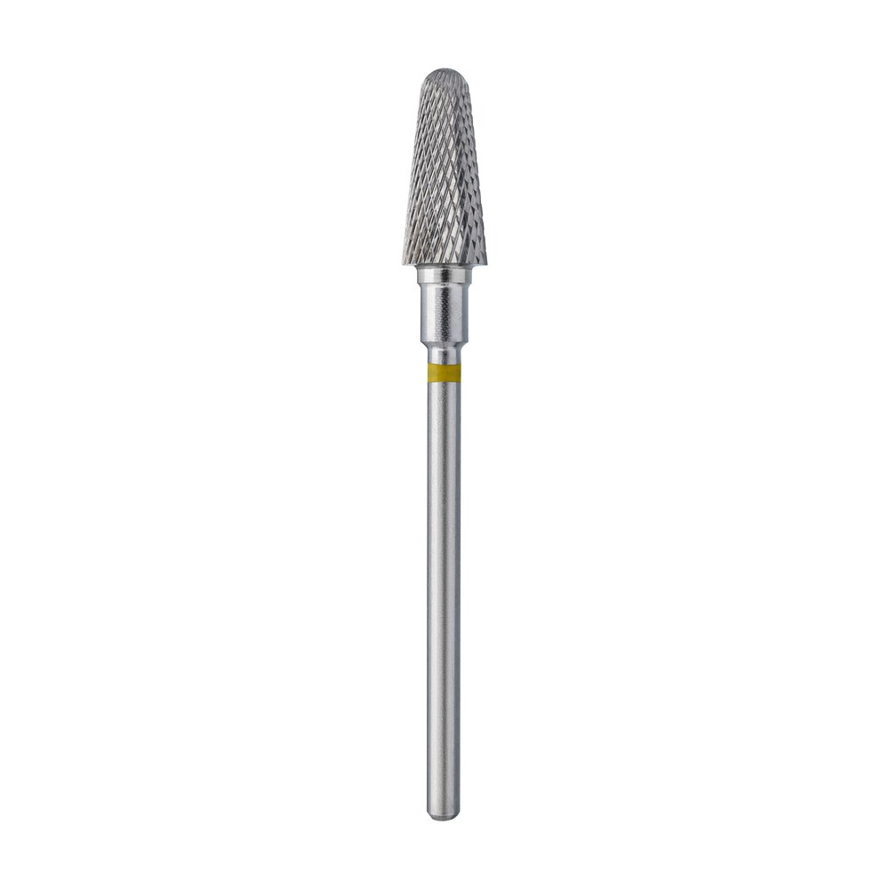 ראש קרבייד למכונת שיוף חרוט קטום צהוב STALEKS EXPERT, קוטר 6 מ"מ, חלק עובד 14 מ"מ
