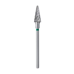 ראש קרבייד למכונת שיוף חרוט ירוק STALEKS EXPERT, קוטר 6 מ"מ, חלק עובד 14 מ"מ
