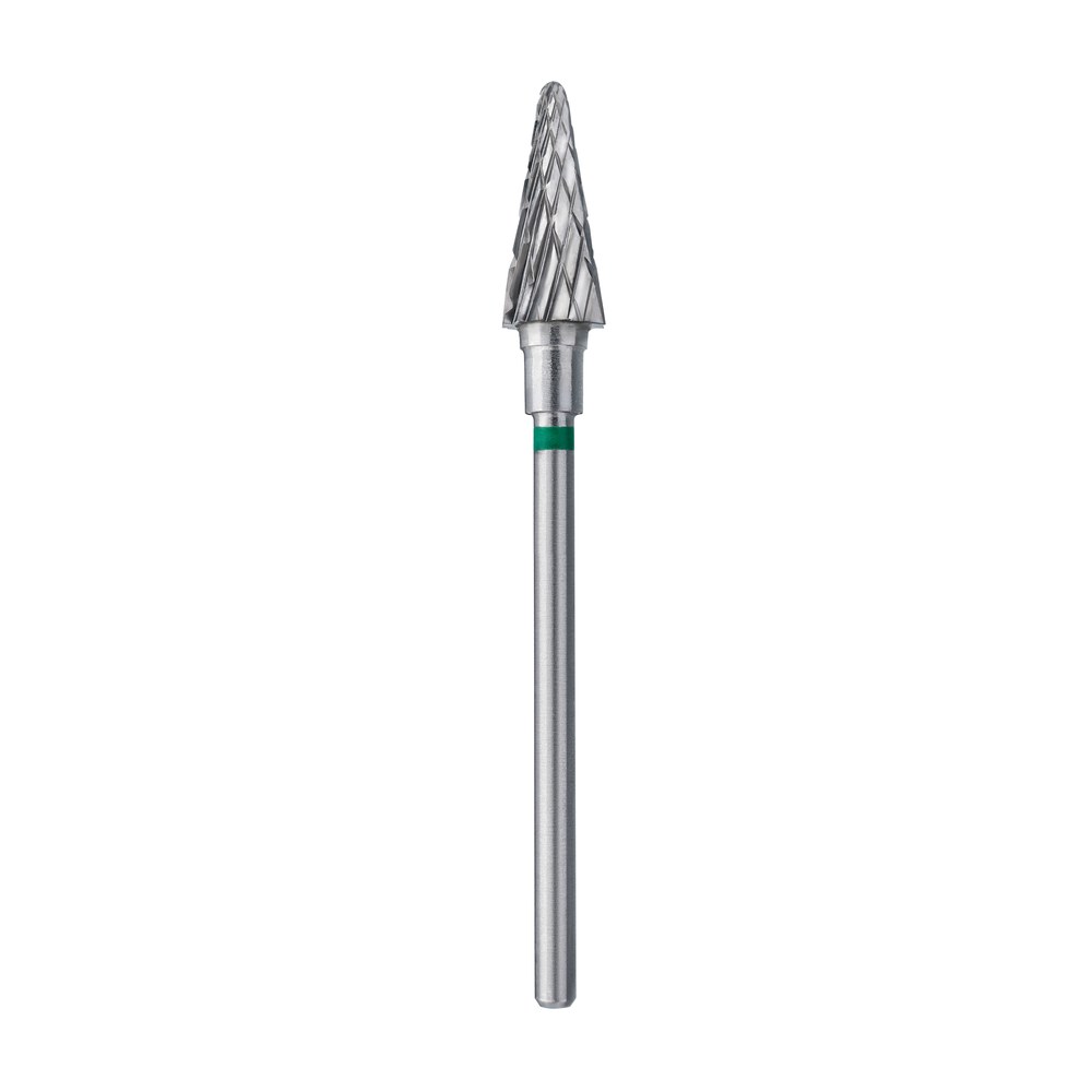 ראש קרבייד למכונת שיוף חרוט ירוק STALEKS EXPERT, קוטר 6 מ"מ, חלק עובד 14 מ"מ