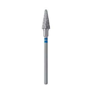 ראש קרבייד למכונת שיוף לשמאליים חרוט כחול STALEKS EXPERT, קוטר 6 מ"מ, חלק עובד 14 מ"מ