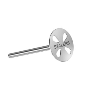 דיסק פדיקור מוארך PODODISC עם פצירות חד-פעמיות STALEKS EXPERT, גריט 180, 15 מ"מ, 5 יח'