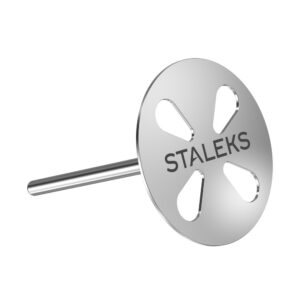 דיסק פדיקור מוארך PODODISC עם פצירות חד-פעמיות STALEKS EXPERT, גריט 180, 25 מ"מ, 5 יח'