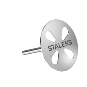 דיסק פדיקור PODODISC עם פצירות חד-פעמיות STALEKS EXPERT, גריט 180, 25 מ"מ, 5 יח'