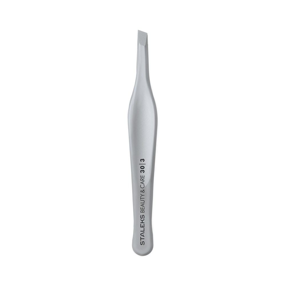 פינצטה לגבות רחבה משופעת STALEKS BEAUTY & CARE 30/3