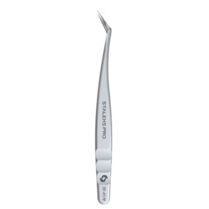 פינצטה לריסים בצורת L STALEKS EXPERT 41/9